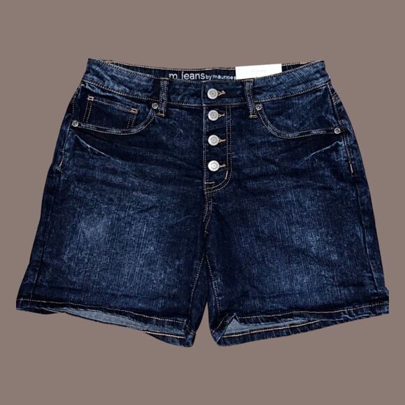NWT MJeans by Maurices Mid Rise Boyfriend Jean Shorts Size 4 #56 - Picture 4 of 4